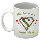 My Super Hero Soldier Personalized Military Ceramic Coffee Mug